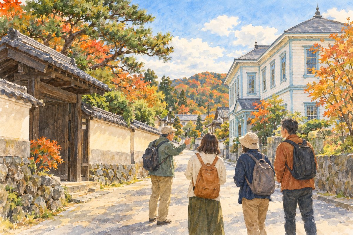 「みやぎの明治村」登米の町並みを、地元の観光ガイドと歩く（イメージ）
