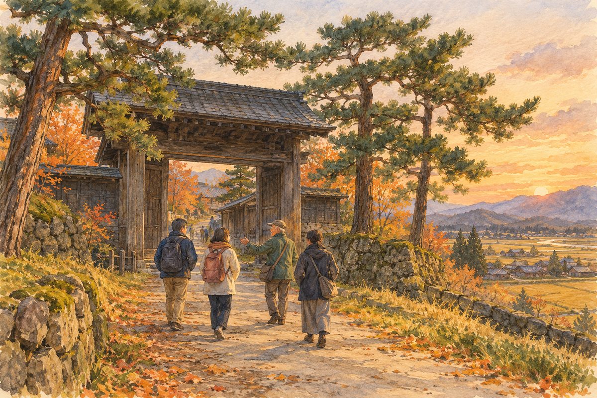 酒田・松山の町を、この地域で暮らしてきたガイドと歩く（イメージ）